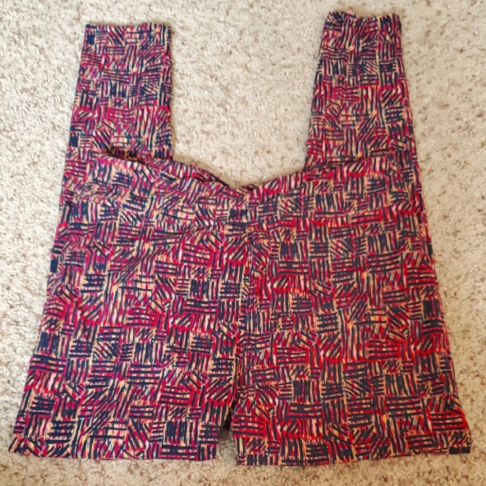 #L036 (CH) NWOT LuLaRoe Multicolor Abstract Leggings